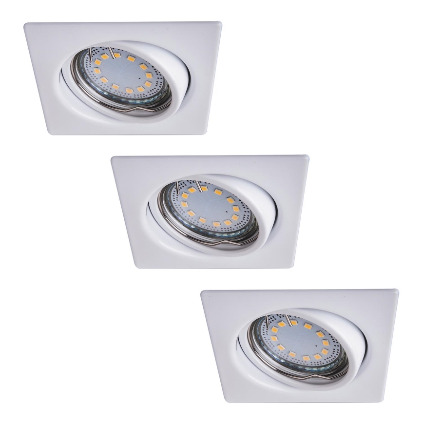 Rabalux - KIT 3xLED Infälld lampa 3xGU10/3W/230V IP40