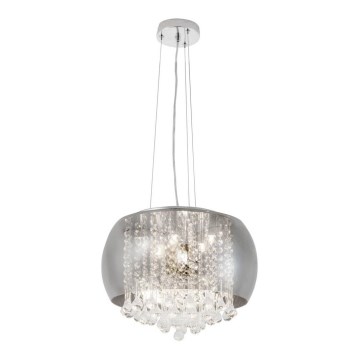 Rabalux - Kristallkrona med snöre 6xG9/40W/230V