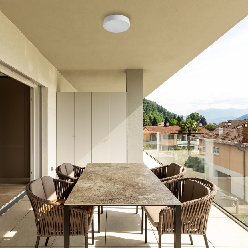 Rabalux - LED Badrumsbelysning tak LED/18W/230V 3000-6000K IP44 vit