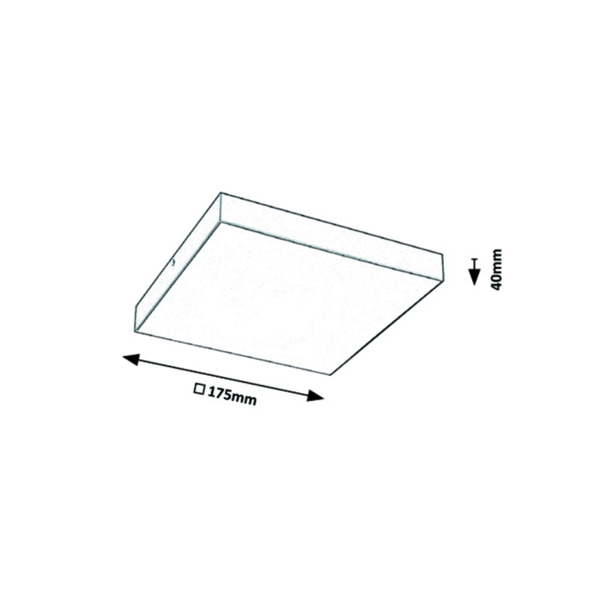 Rabalux - LED Badrumsbelysning tak LED/18W/230V 3000-6000K IP44 vit