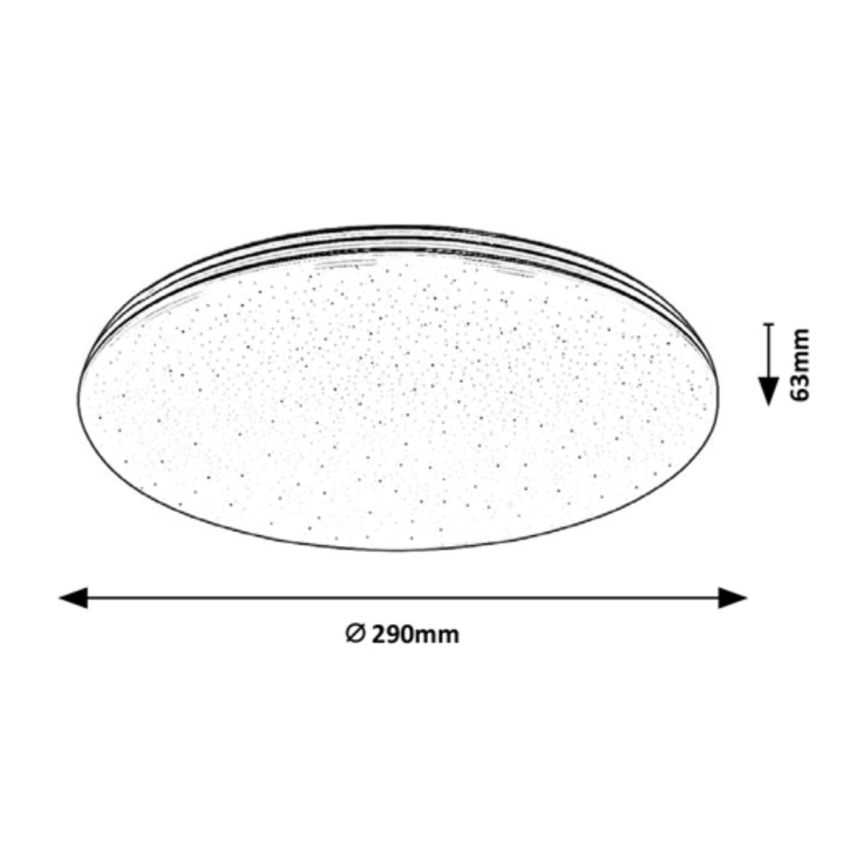 Rabalux - LED Badrumsbelysning tak LED/20W/230V IP44
