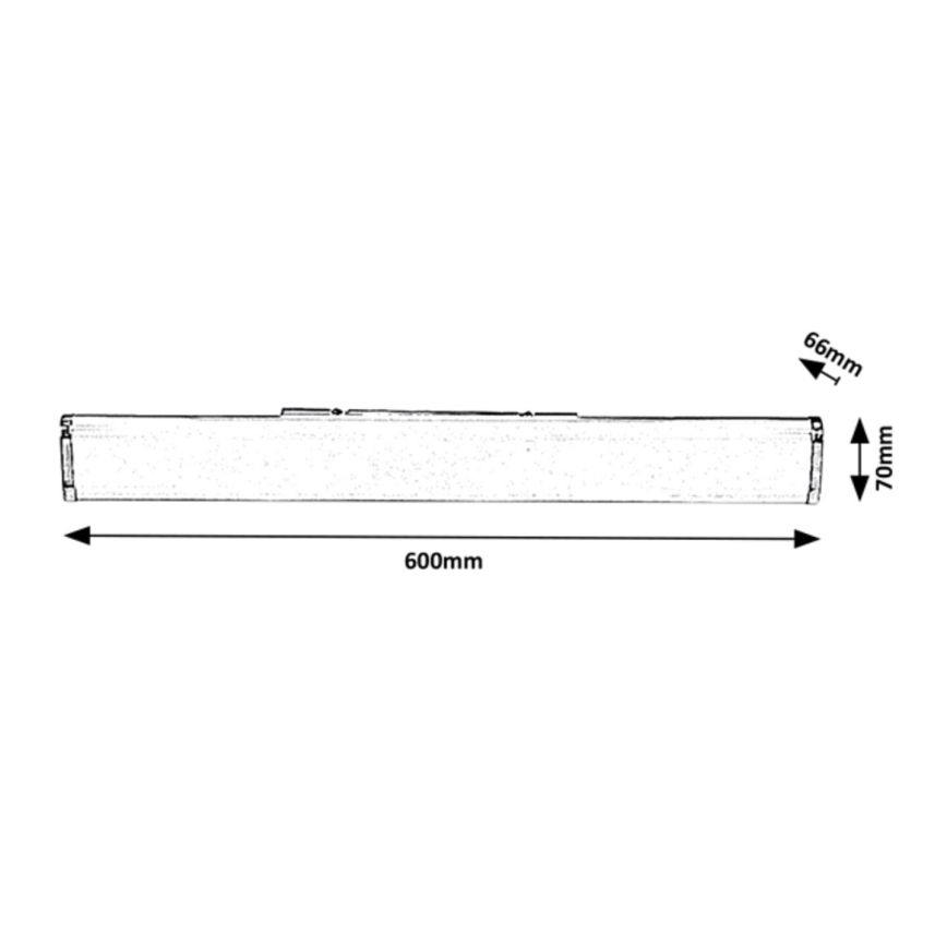 Rabalux - LED Dimbar Badrumsbelysning vägg LED/14W/230V IP44
