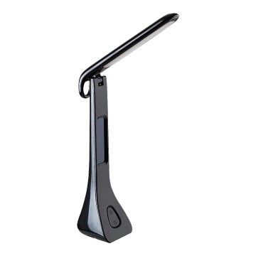 Rabalux - LED Dimbar bordslampa med display LED/7W/5V 4000K svart