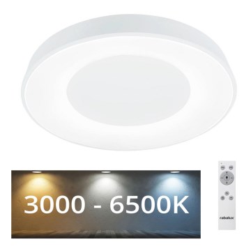 Rabalux - LED Dimbar Takbelysning LED/38W/230V vit + Fjärrstyrd 3000-6500K