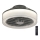 Rabalux - LED Dimbar Takbelysning med en fläkt LED/30W/230V + Fjärrstyrd