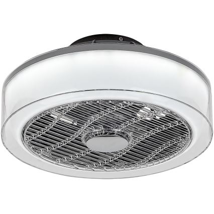 Rabalux - LED Dimbar Takbelysning med en fläkt LED/30W/230V + Fjärrstyrd
