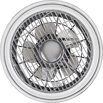 Rabalux - LED Dimbar Takbelysning med en fläkt LED/30W/230V + Fjärrstyrd