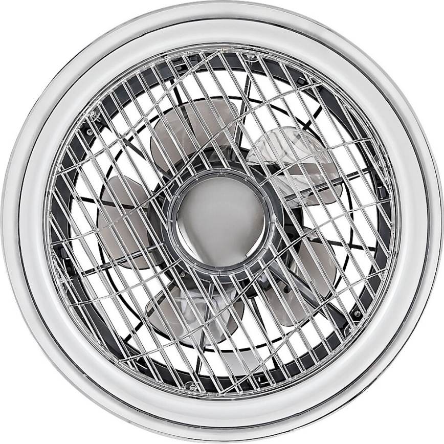 Rabalux - LED Dimbar Takbelysning med en fläkt LED/30W/230V + Fjärrstyrd