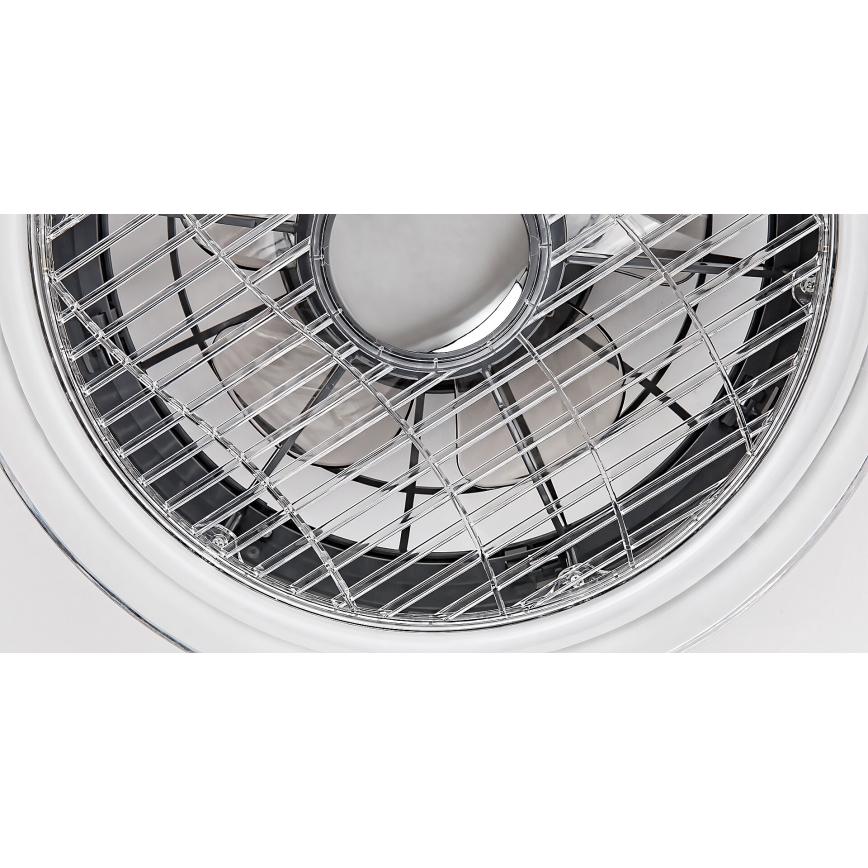 Rabalux - LED Dimbar Takbelysning med en fläkt LED/30W/230V + Fjärrstyrd