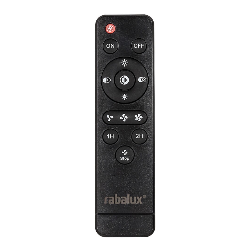 Rabalux - LED Dimbar Takbelysning med en fläkt LED/30W/230V + Fjärrstyrd