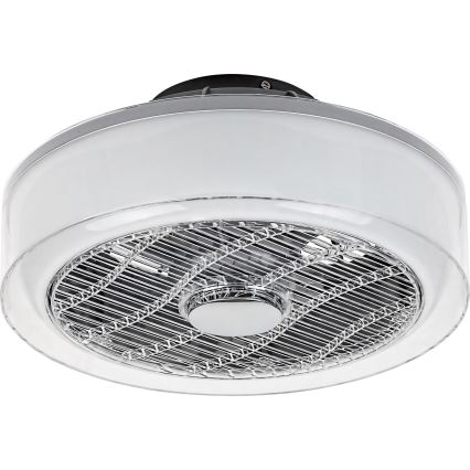 Rabalux - LED Dimbar Takbelysning med en fläkt LED/30W/230V + Fjärrstyrd