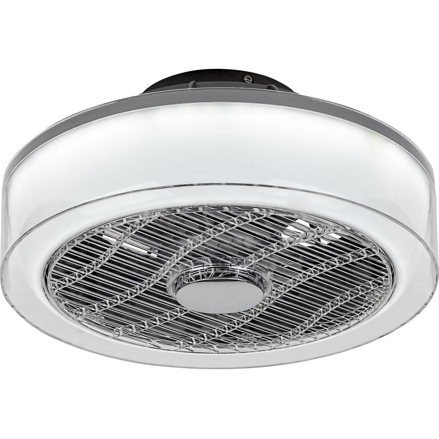 Rabalux - LED Dimbar Takbelysning med en fläkt LED/30W/230V + Fjärrstyrd