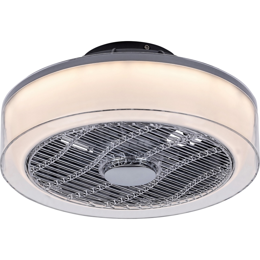 Rabalux - LED Dimbar Takbelysning med en fläkt LED/30W/230V + Fjärrstyrd