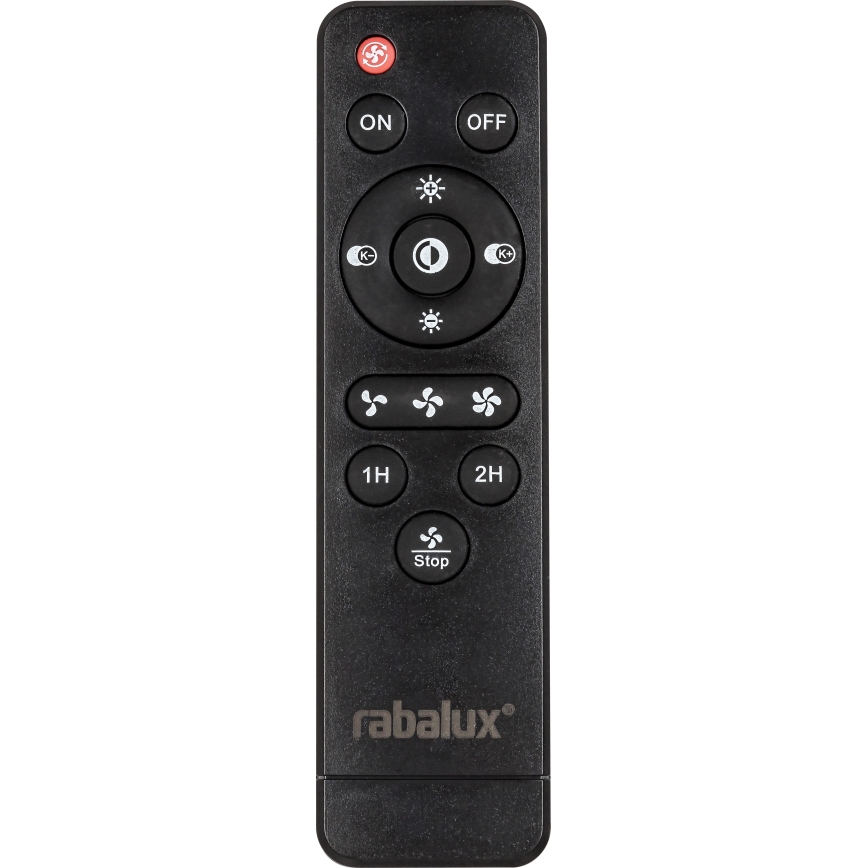 Rabalux - LED Dimbar Takbelysning med en fläkt LED/30W/230V + Fjärrstyrd