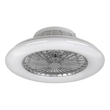 Rabalux - LED Dimbar Takbelysning med en fläkt LED/30W/230V + Fjärrstyrd