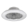 Rabalux - LED Dimbar Takbelysning med en fläkt LED/30W/230V + Fjärrstyrd