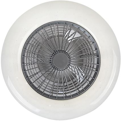 Rabalux - LED Dimbar Takbelysning med en fläkt LED/30W/230V + Fjärrstyrd