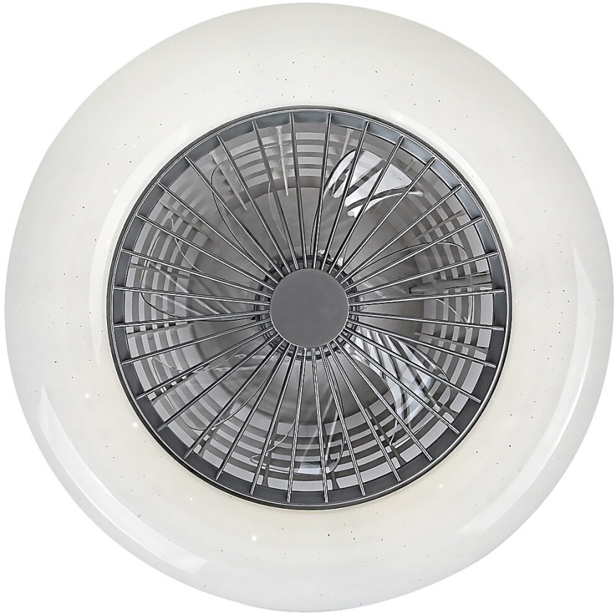 Rabalux - LED Dimbar Takbelysning med en fläkt LED/30W/230V + Fjärrstyrd