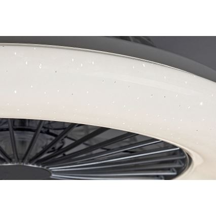 Rabalux - LED Dimbar Takbelysning med en fläkt LED/30W/230V + Fjärrstyrd