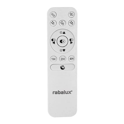 Rabalux - LED Dimbar Takbelysning med en fläkt LED/30W/230V + Fjärrstyrd