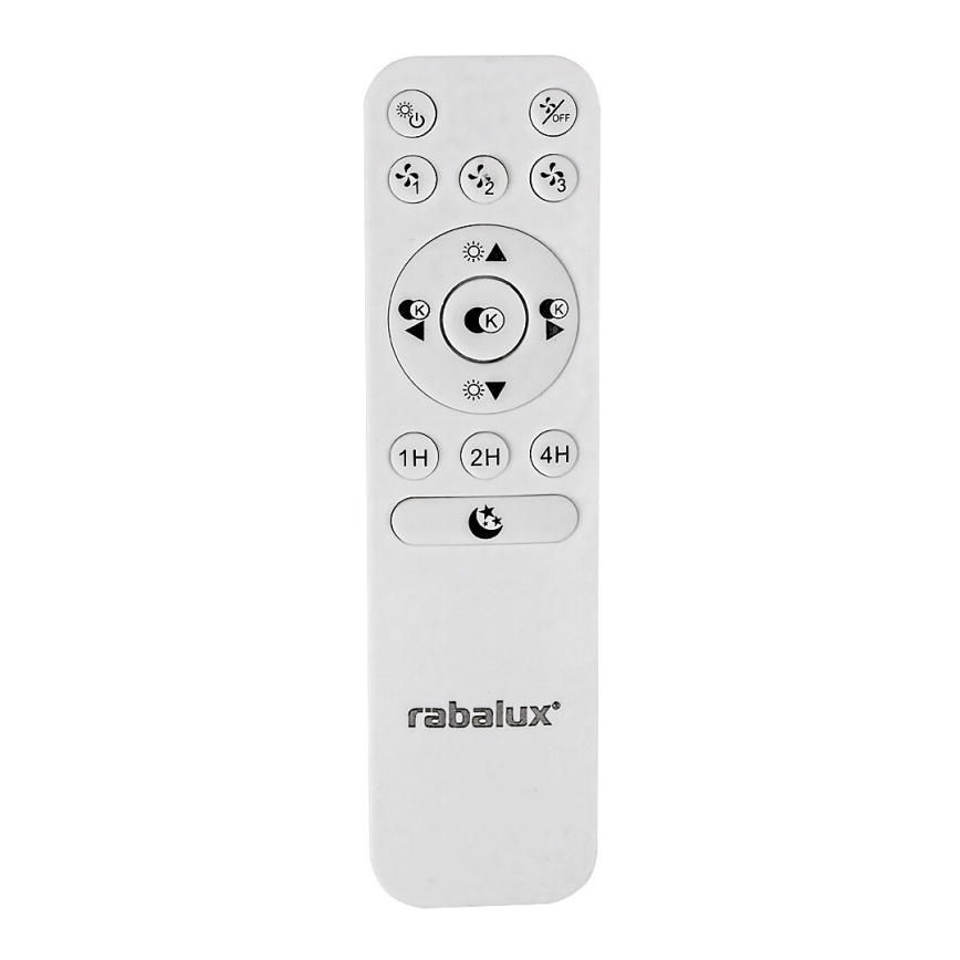 Rabalux - LED Dimbar Takbelysning med en fläkt LED/30W/230V + Fjärrstyrd
