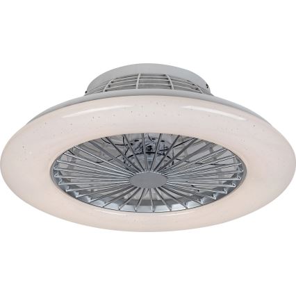 Rabalux - LED Dimbar Takbelysning med en fläkt LED/30W/230V + Fjärrstyrd