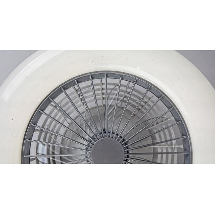 Rabalux - LED Dimbar Takbelysning med en fläkt LED/30W/230V + Fjärrstyrd