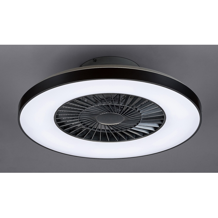 Rabalux - LED Dimbar Takbelysning med en fläkt LED/40W/230V + Fjärrstyrd