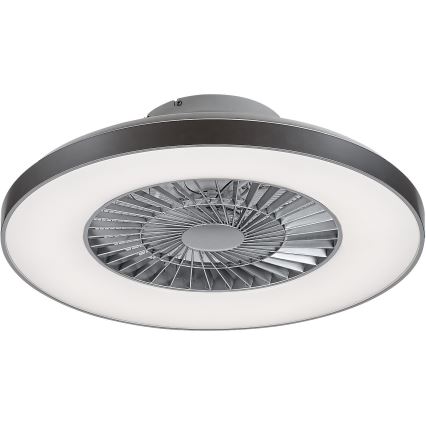 Rabalux - LED Dimbar Takbelysning med en fläkt LED/40W/230V + Fjärrstyrd