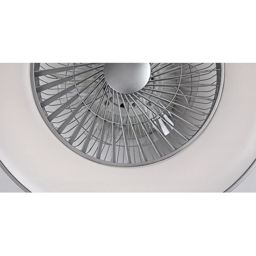 Rabalux - LED Dimbar Takbelysning med en fläkt LED/40W/230V + Fjärrstyrd