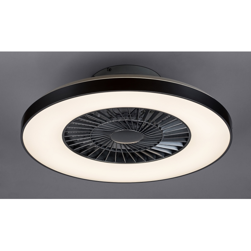 Rabalux - LED Dimbar Takbelysning med en fläkt LED/40W/230V + Fjärrstyrd