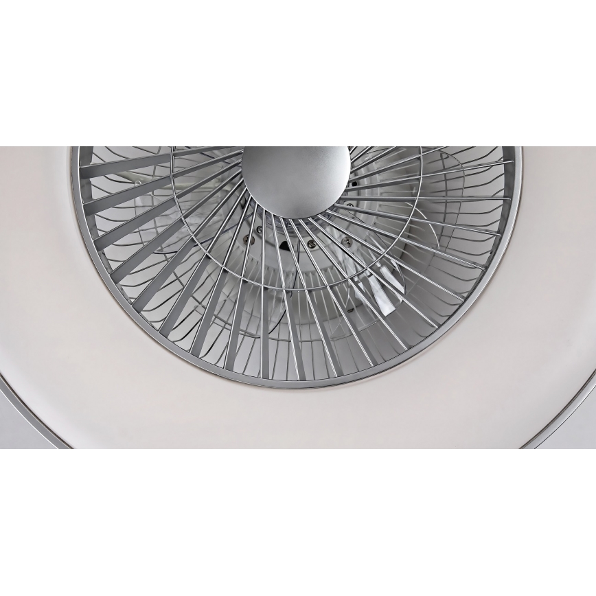 Rabalux - LED Dimbar Takbelysning med en fläkt LED/40W/230V + Fjärrstyrd