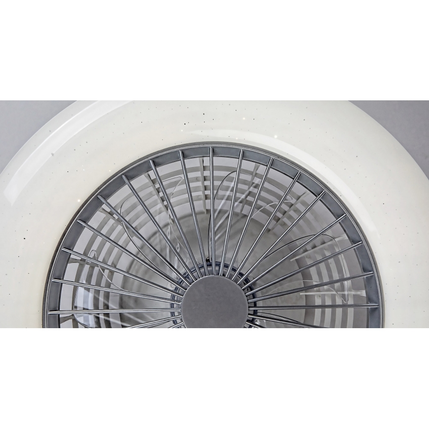 Rabalux - LED dimbar taklampa med fläkt LED/30W/230V 3000-6500K + fjärrkontroll