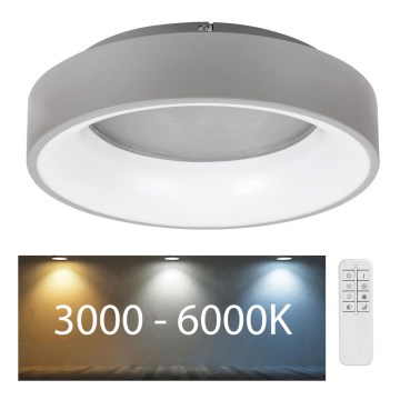 Rabalux - LED Dimbar taklampa LED/24W/230V rund 3000-6000K + fjärrkontroll