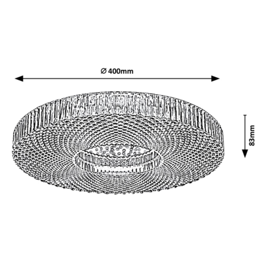Rabalux - LED Dimbar taklampa LED/36W/230V 3000-6000K + fjärrkontroll