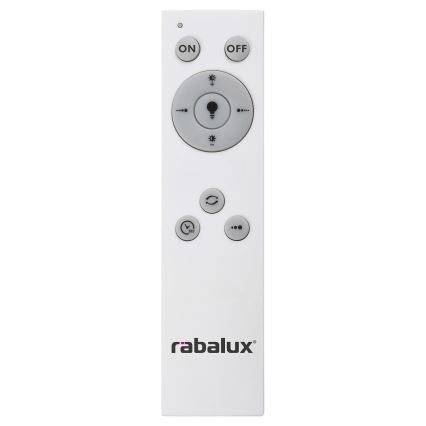 Rabalux - LED Dimbar taklampa LED/38W/230V 3000-6500K vit + fjärrkontroll diameter 48 cm