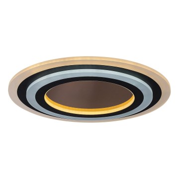 Rabalux - LED Dimbar taklampa LED/56W/230V 3000/4000/6000K matt krom/svart + fjärrkontroll