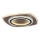 Rabalux - LED Dimbar taklampa LED/60W/230V 3000/4000/6000K matt krom/svart + fjärrkontroll