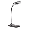 Rabalux - LED Dimbar Touchbordslampa med trådlös laddning LED/5W/5V 2700-6000K svart