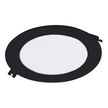 Rabalux - LED infälld belysning LED/12W/230V diameter 17 cm svart
