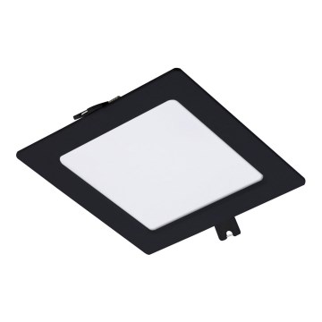 Rabalux - LED infälld belysning LED/6W/230V 12x12 cm svart