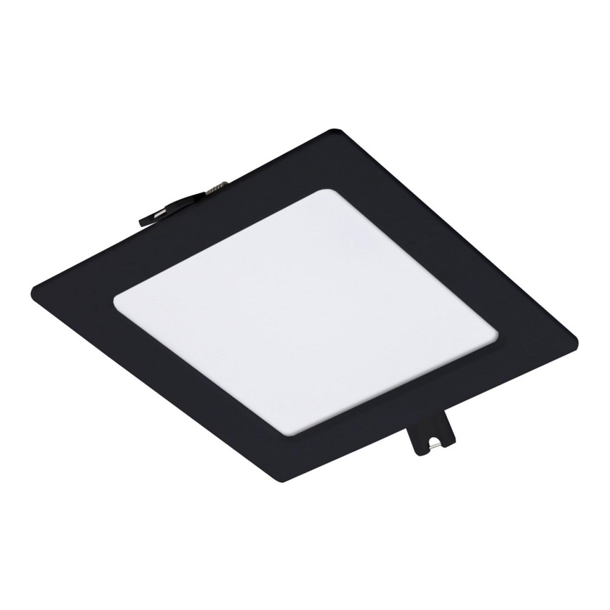 Rabalux - LED infälld belysning LED/6W/230V 12x12 cm svart