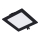 Rabalux - LED infälld belysning LED/6W/230V 12x12 cm svart