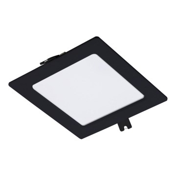 Rabalux - LED infälld belysning LED/6W/230V 12x12 cm svart