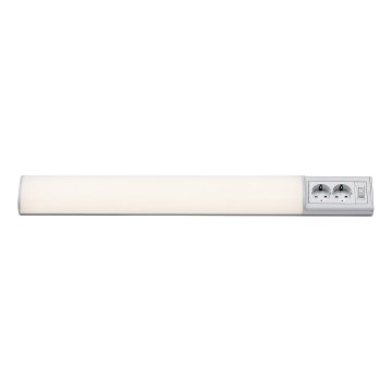 Rabalux - LED lampa för undersidan av köksskåp med 2 uttag LED/15W/230V 4000K 70 cm vit