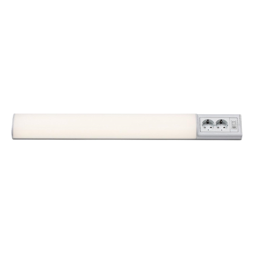 Rabalux - LED lampa för undersidan av köksskåp med 2 uttag LED/15W/230V 4000K 70 cm vit