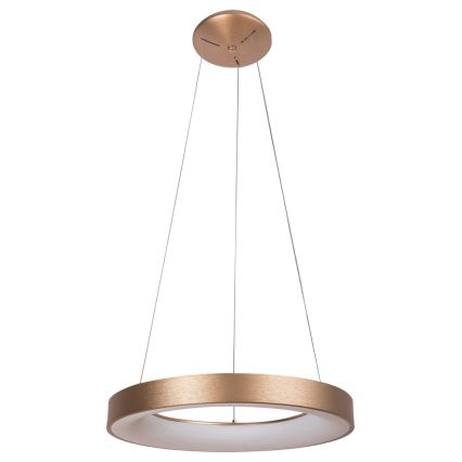 Rabalux - LED ljuskrona med textilsladd CARMELLA LED/80W/230V diameter 80 cm
