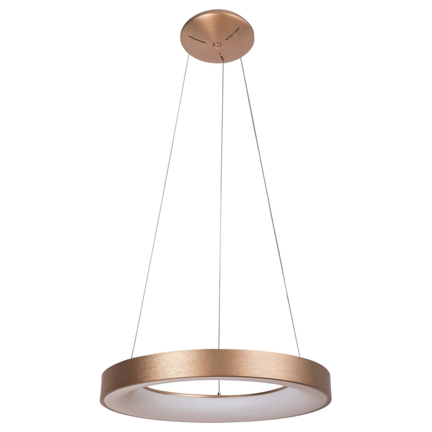Rabalux - LED ljuskrona med textilsladd CARMELLA LED/80W/230V diameter 80 cm