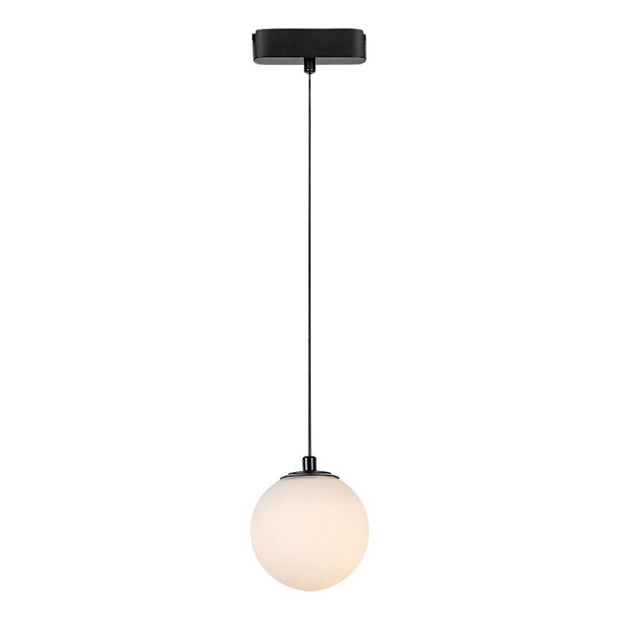 Rabalux - LED ljuskrona med textilsladd för 1-fas skensystem LED/5W/230V 3000K svart