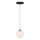 Rabalux - LED ljuskrona med textilsladd för 1-fas skensystem LED/5W/230V 3000K svart